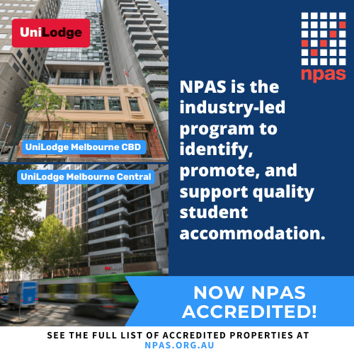 Congratulations to UniLodge Melbourne Central & UniLodge Melbourne CBD on achieving NPAS Accreditation!